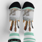 GUITAR STRINGS IN DER SONNE SOCKEN (Oben)