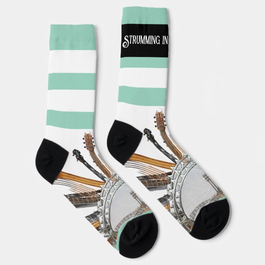 GUITAR STRINGS IN DER SONNE SOCKEN (Rechts)