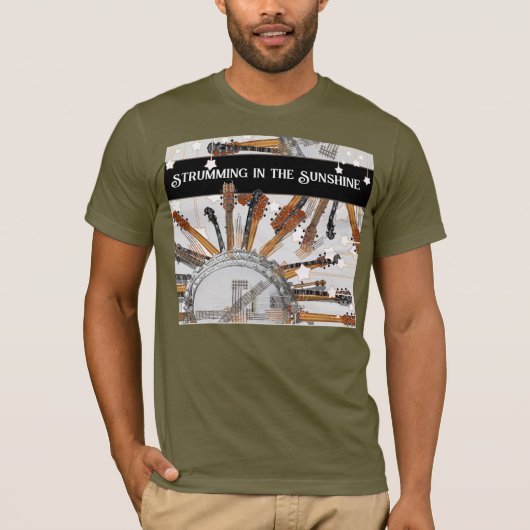 GUITAR STRINGS IN DER SONNE T-Shirt (Vorderseite)