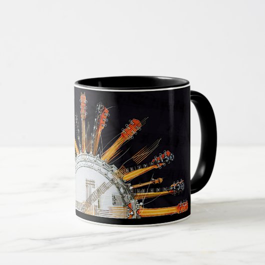 GUITAR STRINGS IN DER SONNE TASSE (VorderseiteRechts)