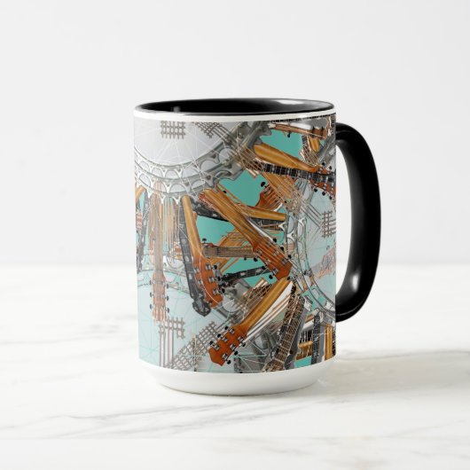 GUITAR STRINGS IN DER SONNE TASSE (VorderseiteRechts)