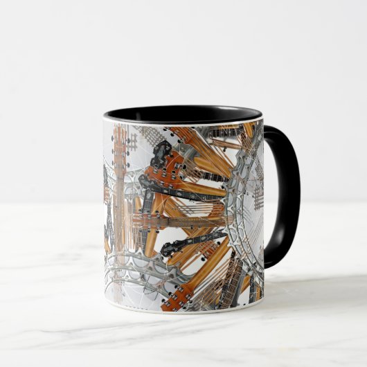 GUITAR STRINGS IN DER SONNE TASSE (VorderseiteRechts)