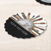 GUITAR STRINGS IN DER SONNE UNTERSETZER (angewinkelt)