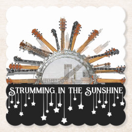 GUITAR STRINGS IN DER SONNE UNTERSETZER