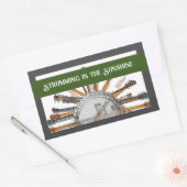 GUITAR STRINGS IN THE SUN RECHTECKIGER AUFKLEBER (Umschlag)