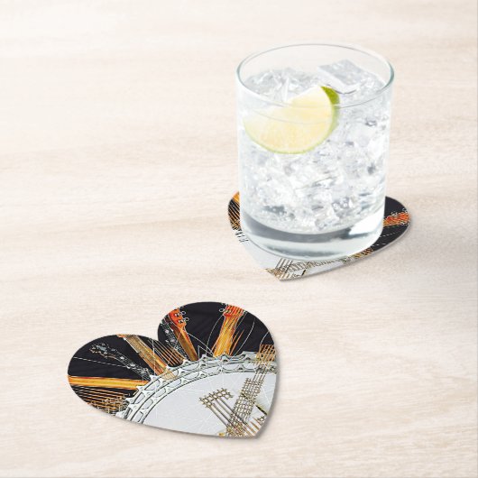 GUITAR STRINIERT DIE SONNE UNTERSETZER (Vor Ort)