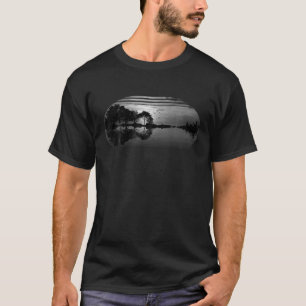 Guitar Sunset Sky Treatments Lugano Gestern und He T-Shirt