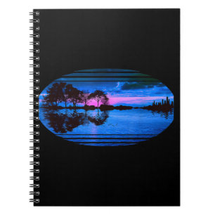 Guitar Sunset Sky Treatments Lugano Highlights Notizblock