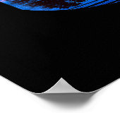 Guitar Sunset Sky Treatments Lugano Highlights Poster (Ecke)