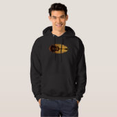 Guitar Sunset Sky Trees City Water Reflection Spec Hoodie (Vorne ganz)