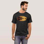 Guitar Sunset Sky Trees City Water Reflection Spec T-Shirt (Vorne ganz)