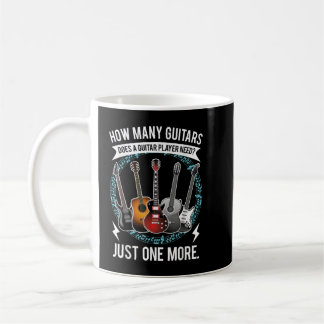 Guitar T Wie viele Gitarren Geschenk für Gitarrens Kaffeetasse