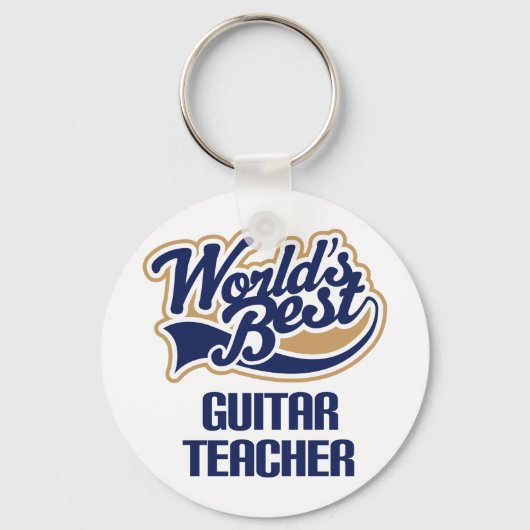 Guitar Teacher Gift Schlüsselanhänger (Vorderseite)