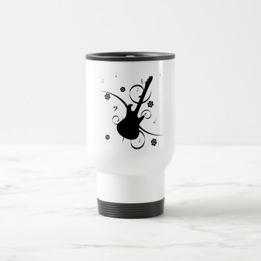 Guitar Travel Mug Reisebecher (Mittel)