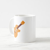 Guitar - Twitter Emoji Kaffeetasse (Vorderseite Links)