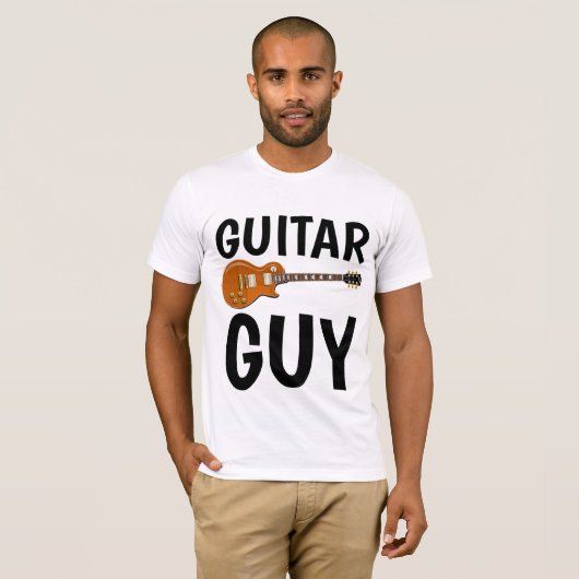 GUITAR-TYP, T - Shirt der Männer (Vorne ganz)
