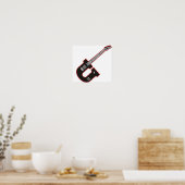Guitar U Poster (Küche)