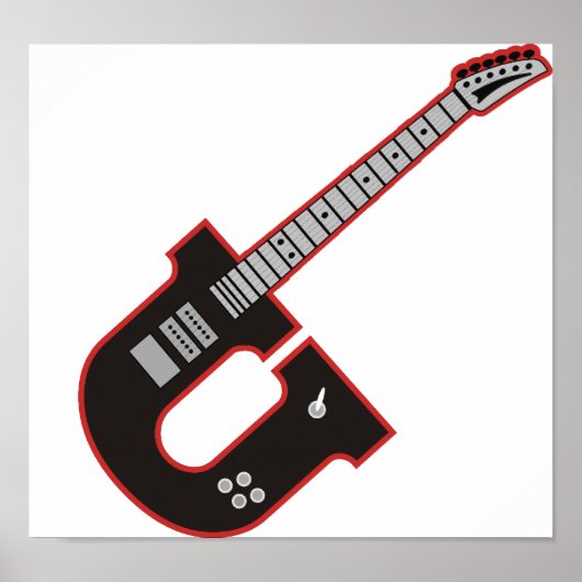 Guitar U Poster (Vorne)