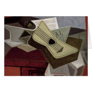 Guitar und Newspaper, 1925