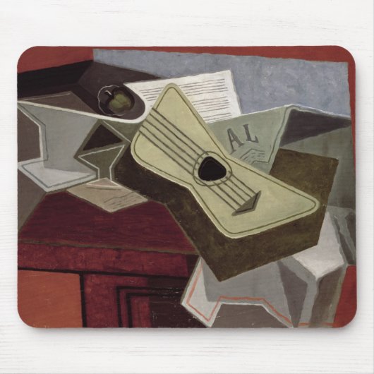 Guitar und Newspaper, 1925 Mousepad (Vorne)