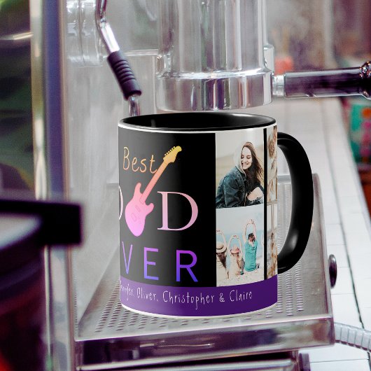 Guitar Vater Bester Vater je Foto Collage Vathage  Tasse