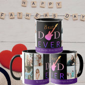 Guitar Vater Bester Vater je Foto Collage Vathage  Tasse