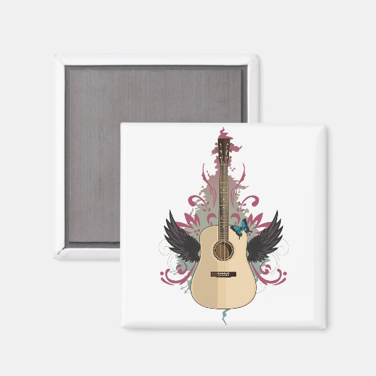 Guitar Vibes Magnet (Vorderseite/Rückseite)