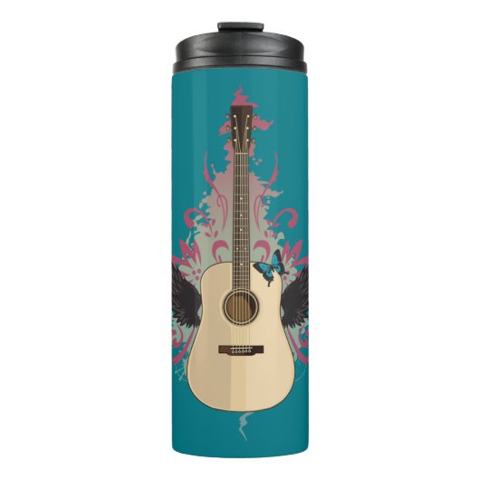 Guitar Vibes Thermosbecher (Vorderseite)