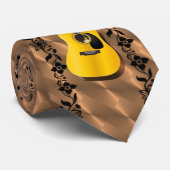 GUITAR VINE AUF BRASS KRAWATTE (Gerollt)