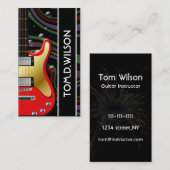 Guitar-Visitenkarte Visitenkarte (Vorne/Hinten)