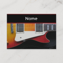 Guitar-Visitenkarte Visitenkarte