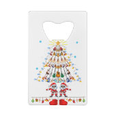 Guitar Weihnachtsbaum Funny Music Lieben Geldbeutel Flaschenöffner (Rückseite)