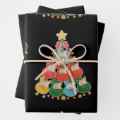 Guitar Weihnachtsbaum Xmas Matching Family Holiday Geschenkpapier Set (Beispiel)