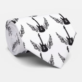 guitar wings krawatte (Gerollt)