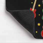 Guitar Xmas Tree Musical Guitar Lovers Guitarist C Mousepad (Ecke)