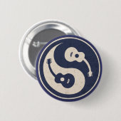 Guitar Yang - blau Button (Vorne & Hinten)