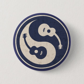 Guitar Yang - blau Button