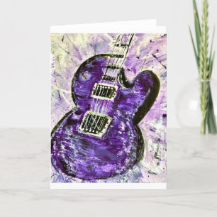 Guitarakarte<Blank Inside> Einladung