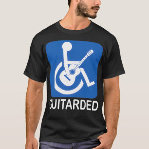Guitarded Lustiger Witz Gitarre T-Shirt