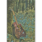 Guitarist birthday gift aufkleber (Vorderseite)