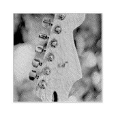 guitarist birthday gift gummistempel (Prägung)