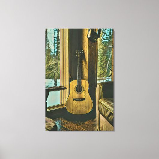 Guitarist birthday gift leinwanddruck (Vorderseite)