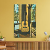 Guitarist birthday gift leinwanddruck (Insitu (Wohnzimmer))