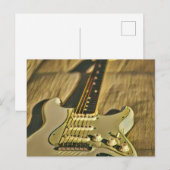 Guitarist birthday gift postkarte (Vorne/Hinten)