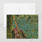 Guitarist birthday gift postkarte (Vorne/Hinten)