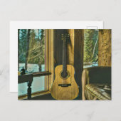Guitarist birthday gift postkarte (Vorne/Hinten)