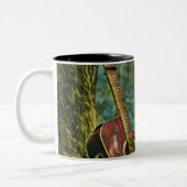 Guitarist birthday gift zweifarbige tasse (Links)