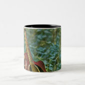 Guitarist birthday gift zweifarbige tasse (Mittel)