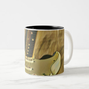 Guitarist birthday gift zweifarbige tasse