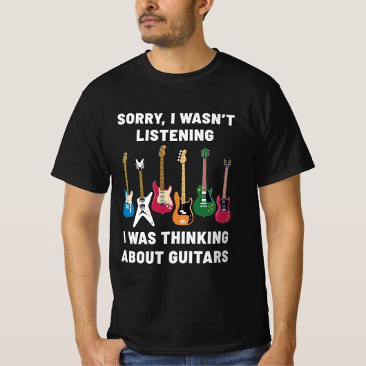 Guitarist funny quote T-Shirt (Vorderseite)